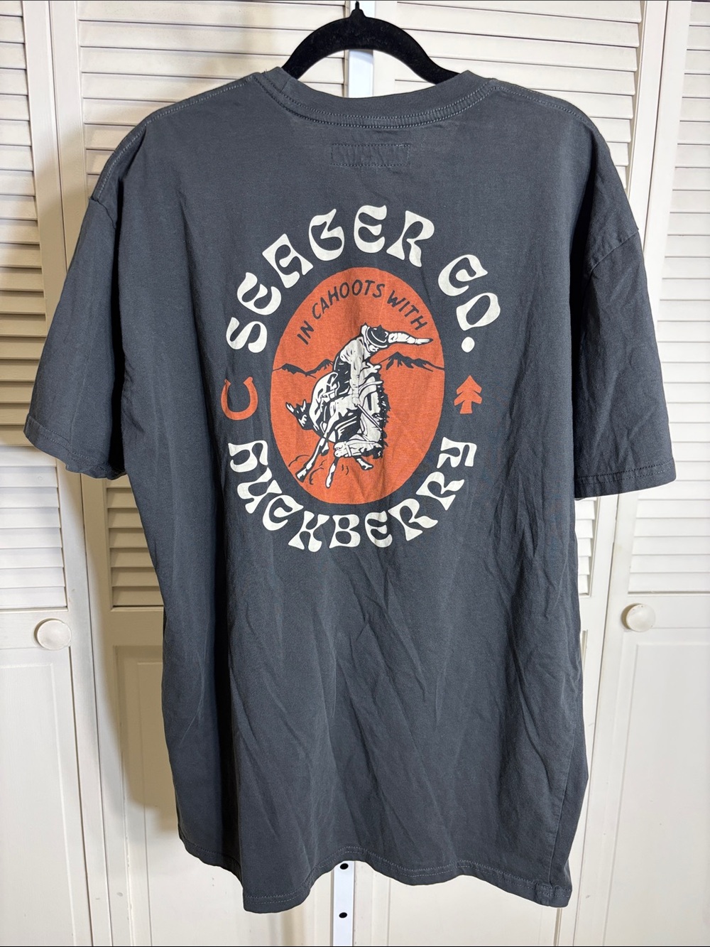 Seager x Huckberry Short Sleeves Graphic Tee XL